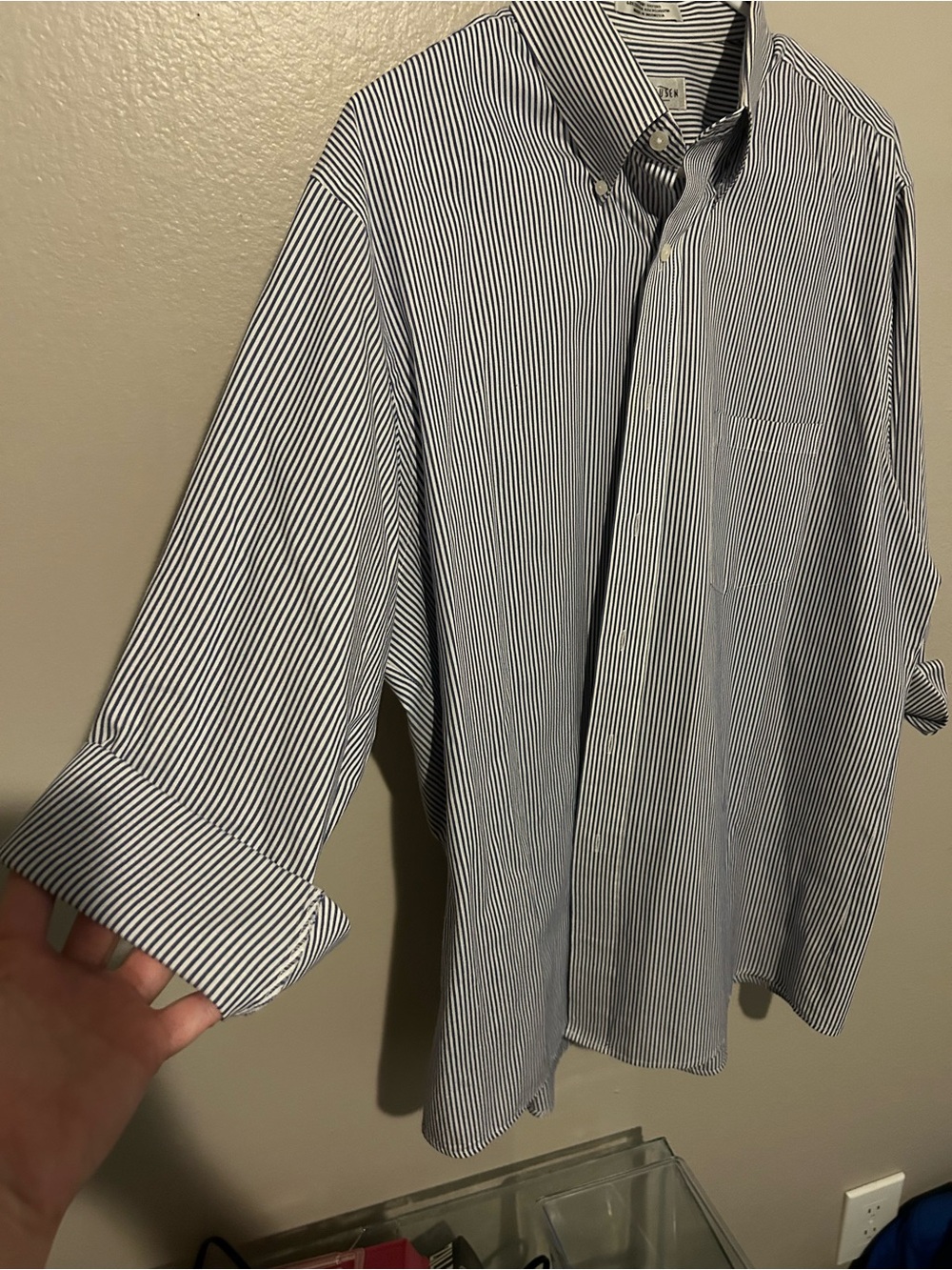 Van Heusen stripped button down